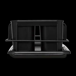 Afdruiprek RIZIA Metaal Zwart