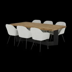 Armstoel BARKER natural