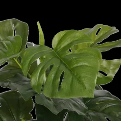 Artif. Monstera Groen in Pot Stan Grijs