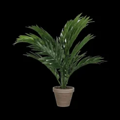 Artificiële Areca Palm Groen in Pot Stan Grijs