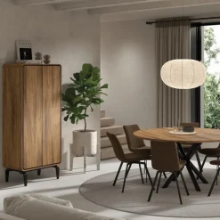 Barkast NESTOR Walnoot/Zwart B76