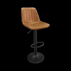 Barkruk GARCIA PU Vintage Cognac