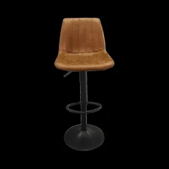 Barkruk GARCIA PU Vintage Cognac