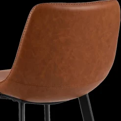 Barstoel AMBROS PU retro leather look brandy 691B - ZH63,5cm