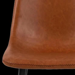 Barstoel AMBROS PU retro leather look brandy 691B - ZH63,5cm