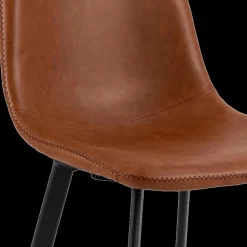 Barstoel AMBROS PU retro leather look brandy 691B - ZH63,5cm