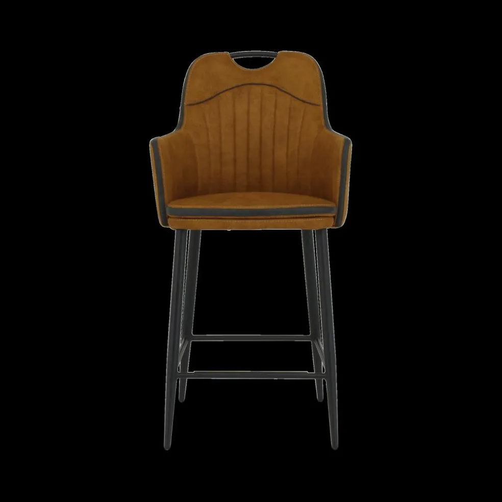 Barstoel CHUCK met Greep Luxor Cognac