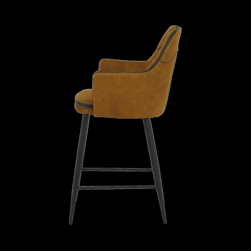 Barstoel CHUCK met Greep Luxor Cognac