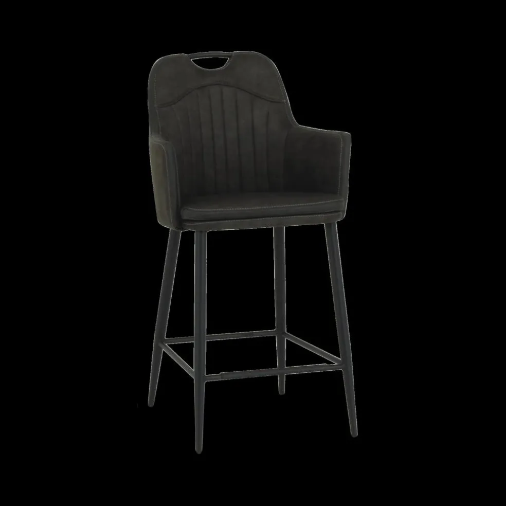 Barstoel CHUCK met Greep Luxor Antraciet