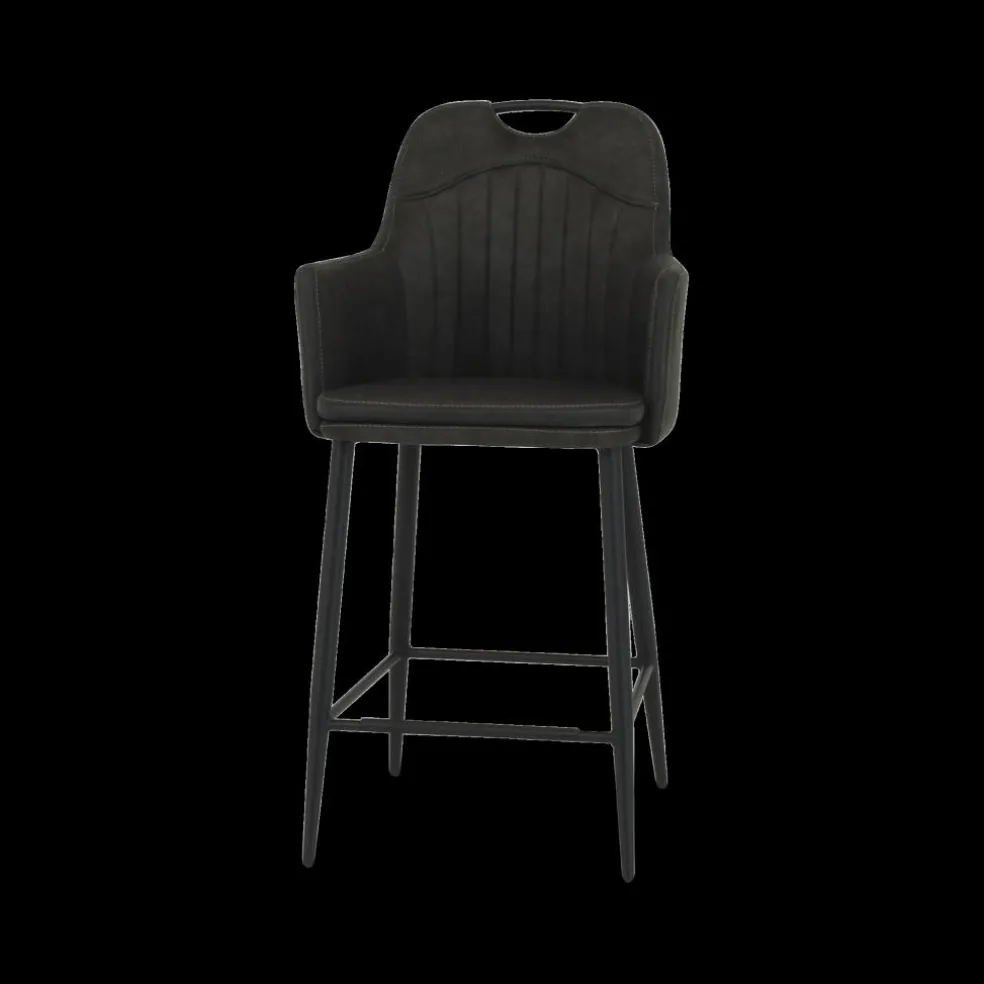 Barstoel CHUCK met Greep Luxor Antraciet