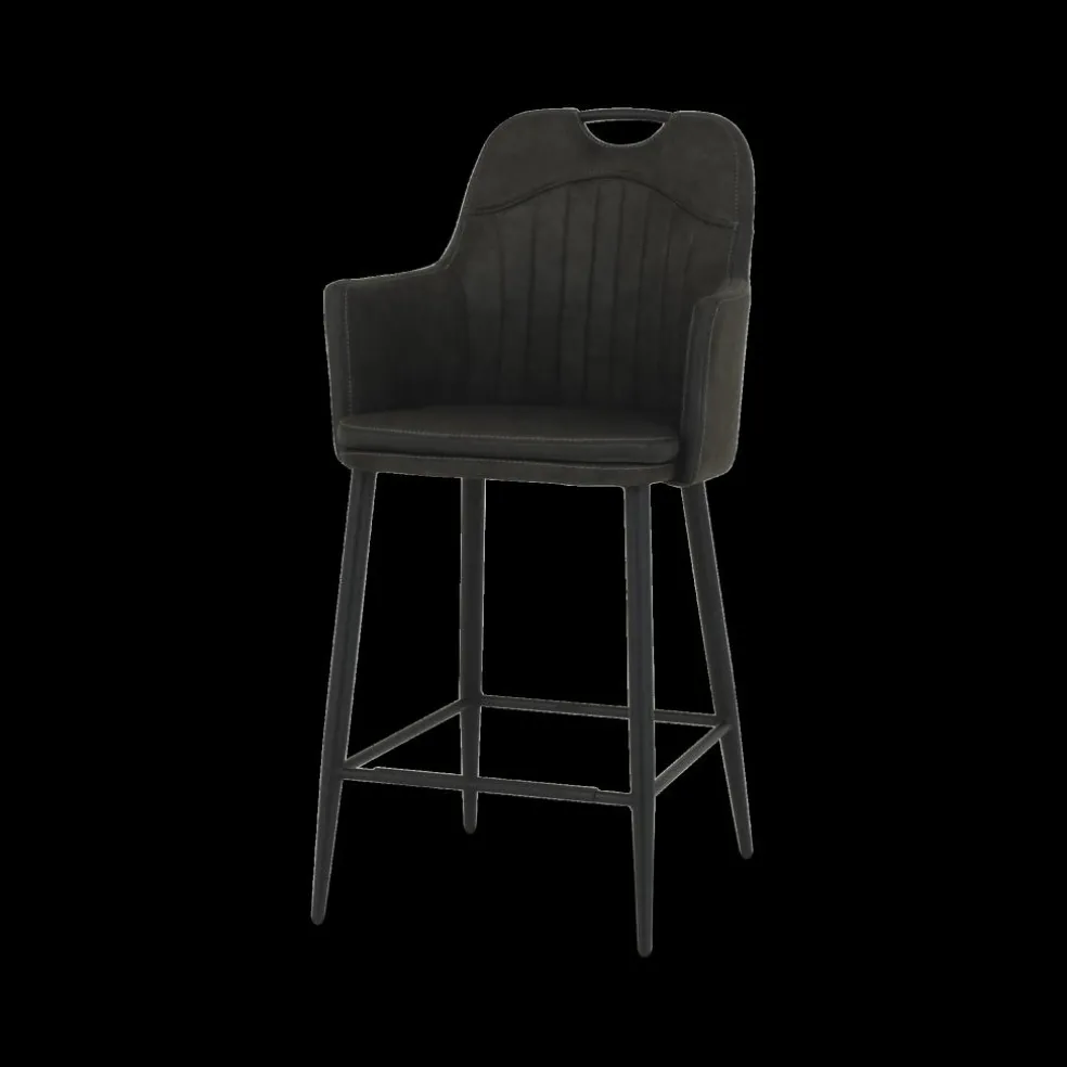 Barstoel CHUCK met Greep Luxor Antraciet