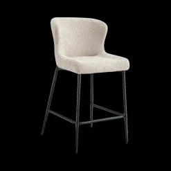 Barstoel DORIEN Bouclé Beige