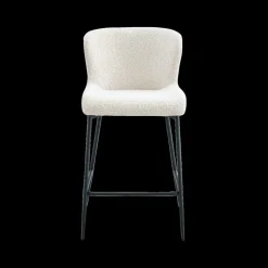 Barstoel DORIEN Bouclé Ecru