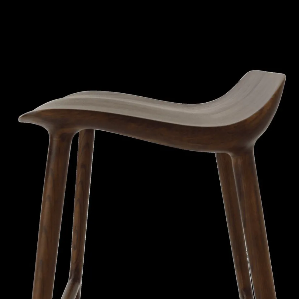 Barstoel FAVELA Ash Wood Walnut ZH65