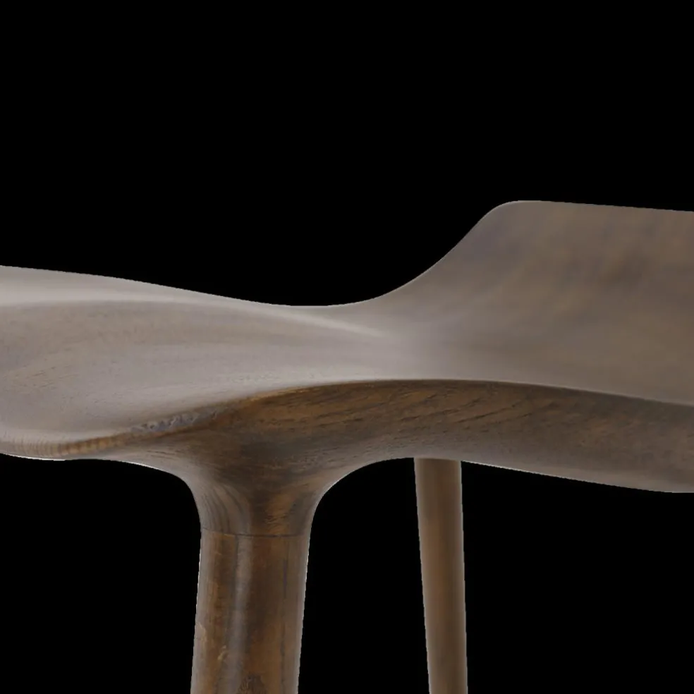 Barstoel FAVELA Ash Wood Walnut ZH65