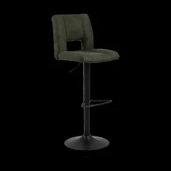 Barstoel FINLEY Preston fabric olive green 38