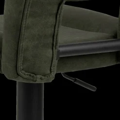 Barstoel FINLEY Preston fabric olive green 38