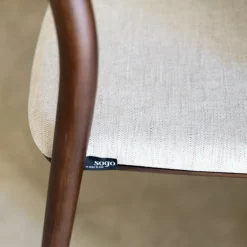 Barstoel JAAP Ash Wood Walnut ZH68