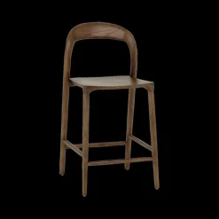 Barstoel JEPPE Ash Wood Walnut