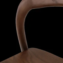 Barstoel JEPPE Ash Wood Walnut