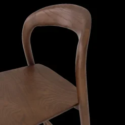 Barstoel JEPPE Ash Wood Walnut