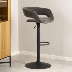 Barstoel JUSTINE Apia Dark Grey B54