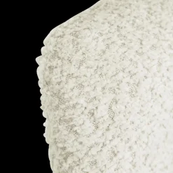 Barstoel LUCY Bouclé Ecru Pt Zwart