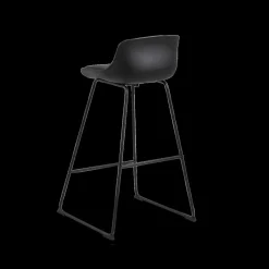 Barstoel NECTAR PU Leather Look Black - ZH66cm