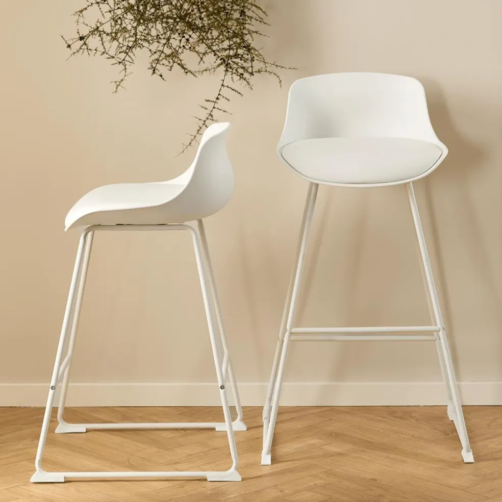 Barstoel NECTAR PU Wit ZH76