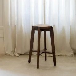 Barstoel OLAF Beech Wood Walnut ZH66