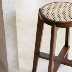 Barstoel OLAF Beech Wood Walnut ZH66