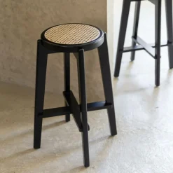 Barstoel OLAF Beech Wood Black ZH66