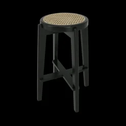 Barstoel OLAF Beech Wood Black ZH66