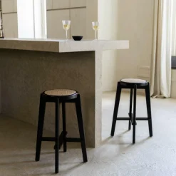 Barstoel OLAF Beech Wood Black ZH66