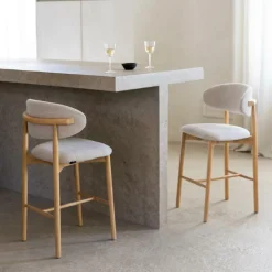 Barstoel SIGNY Ash Wood Natural ZH65