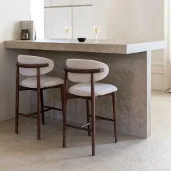 Barstoel SIGNY Ash Wood Walnut ZH65