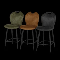 Barstoel TWISTER Softyl Antraciet