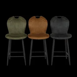 Barstoel TWISTER Softyl Cognac