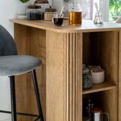 Bartafel COLVAS Hout Naturel 120