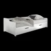 Bed DONALD 90x200 Met Bedlade Wit