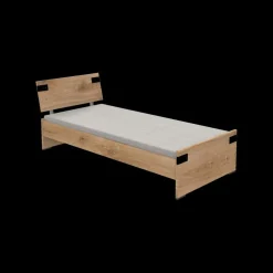 Bed HUVAR Plankeneiche 90x200