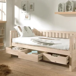 Bed MARGOT Milky Pine 90x200
