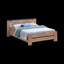Bed PIPPA Industrial Oak 160x200