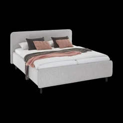 Bedkader ZEGER Lichtgrijs 160x200