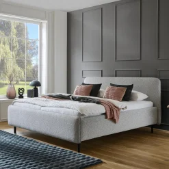 Bedkader ZEGER Lichtgrijs 160x200