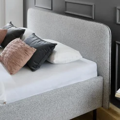 Bedkader ZEGER Lichtgrijs 160x200