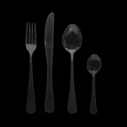 Bestek BOJA 4pers. Inox Zwart