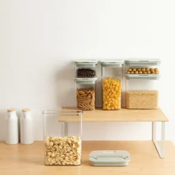 Bewaardoos ENNI Rechthoek 400ml Mint