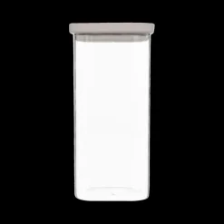 Bewaardoos HERIMIT 1.6L Glas/Sil. Greige