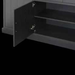 Bibliotheek WINSTON Zwart B240